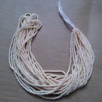 11/0 Czech Seed Bead Light Eggshell Opaque Ceylon 1/5/25 Full hanks Preciosa Ornella loose beads, mix beads, embroidery materials, craft