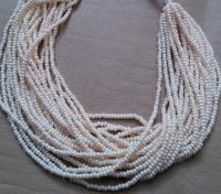 11/0 Czech Seed Bead Light Eggshell Opaque Ceylon 1/5/25 Full hanks Preciosa Ornella loose beads, mix beads, embroidery materials, craft