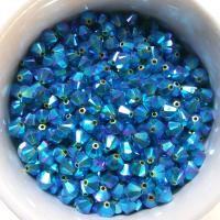6mm Emerald 2X Aurore Boreale Bicone Cuts 12/36/72/144/288 Pieces (234)
