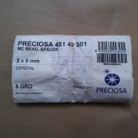5x3mm Crystal Preciosa Flat Bicone Beads 20/72/144/432/1000 Pieces vintage premium beads, wedding embellishments, jewelry making beads