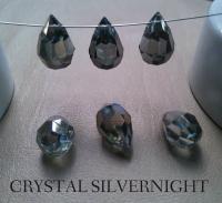 Vintage Swarovski crystal Drops 12 x 20 MM Fancy Crystal drops 1/5 Pieces vintage premium findings, jewlery making, earring findings, drops