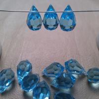 Vintage Swarovski crystal Drops 15x9 MM Fancy Crystal drops 6 Pieces