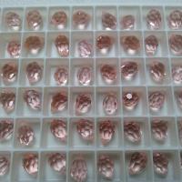 Vintage Swarovski Drop 10X6 mm Pendants, Fancy Crystal drops 6 Pieces