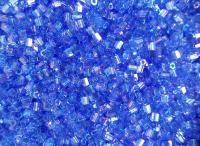 10/0 MATSUNO HEXAGON 2 Cuts Transparent Sapphire seed beads Japanese Beads 10/50/100/450Gms