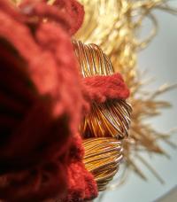 Light Gold Metallic French Wire, Bullion Wire, Gimp Wire 50/100/200/400 Grams