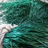 TEAL GREEN Metallic French Wire, Bullion Wire, Gimp Wire 50/100/200/400 Grams, embroidery materials, green wire, couture threads