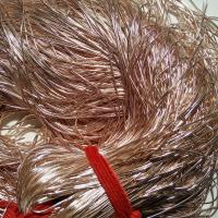ROSE GOLD Metallic French Wire, Bullion Wire, Gimp Wire 50/100/200/400 Grams Embroidery material