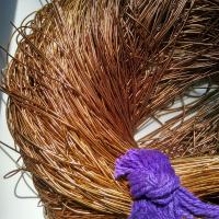ANTIQUE GOLD Metallic French Wire, Bullion Wire, Gimp Wire 50/100/200/400 Grams, embroidery materials, couture threads