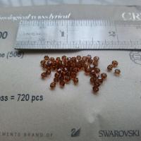 2.5MM Light Smoked Topaz Swarovski Bicone Beads 36/72/144/432/1000 Pieces (221) Haute Couture materials, jewelry making, premium supplies