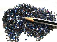 10SS Swarovski Flatbacks in Crystal Heliotrope Chaton Roses 2088 (2.9mm) Made in Austria 72/144/432/1440 Pieces Nail art decoration