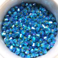 6mm Emerald 2X Aurore Boreale Bicone Cuts 12/36/72/144/288 Pieces (234)