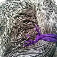 GRAY Metallic French Wire, Bullion Wire, Gimp Wire 50/100/200/400 Grams