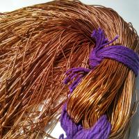 BRONZE COPPER Metallic French Wire, Bullion Wire, Gimp Wire 50/100/200/400 Grams, embroidery materials, metallic wire, couture threads