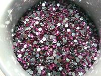 10/12SS Swarovski Flatbacks in Fuchsia Chaton Roses 2088 Made in Austria 72/144/720/1440 Nail art decoration, craft supplies, jewelry making