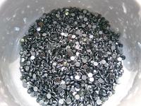 10SS Swarovski Flatbacks in Jet Hematite Chaton Roses 2088 (2.9mm) Made in Austria 72/144/432/1440 Pieces Nail art decoration, craft supply