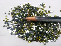 10SS Swarovski Flatbacks in Olivine Chaton Roses 2088 (2.9mm) Made in Austria 72/144/432/1440 Pieces Nail art decoration, craft supplies