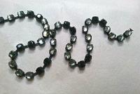 16ss Swarovski 2088 Chain in Flat Back shaded Black Diamond (4mm) 0.5/1/2/5 Meters Vintage Black Settings Bridal Supplies, strass chains