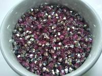 4mm Swarovski Rose Comet Argent Light Bicones 36/72/144/432/720 Pieces rare beads, embroidery materials, decorations, wedding
