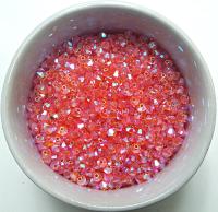 Swarovski (3/4mm) Sun AB 2X FC Bicones Rainbow Beads 36/72/144/432/720 Pieces jewelry making rare findings, embroidery materials, couture