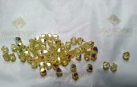 Swarovski (4mm) Jonquil AB Bicones 36/72/144/432/7200 Pieces rainbow beads, jewelry making, couture embellishments, embroidery materials