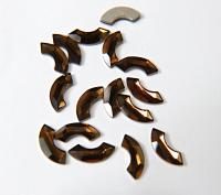 SWAROVSKI 2037 Eclipse Flat Back non hotfix crystal Crystal/Light Siam/Crystal AB/ Light Smoked Topaz/Aquamarine 6/24 Pieces