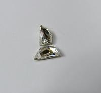 SWAROVSKI Fancy Stone 19X9 MM Crystal/Antique Pink/Montana 2/6/24 Pieces