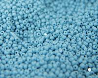 11/0 Charlotte true Cut Beads 2MM Premium Turquoise Blue Opaque 63030 10/20/50/250/500 Grams 10 Grams 1300 Pieces glass beads, vintage