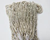 11/0 Hanks Charlotte Cut Beads STERLING SILVER Coated 1/5/25/50/100 Hanks 2.0mm jewellery rare glass beads, jewelry supply, findings