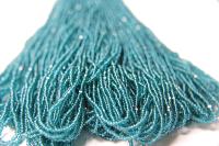 11/0 Hanks Charlotte Cut Beads 50710 Transparent Teal Green 1/5/25/50/100 Hanks 2.0mm glass beads, jewelry supply, findings, craft supply