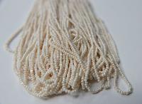13/0 Hanks Charlotte Cut Beads Ivory 1/5/25/50/100 Hanks 1.6mm Pearl faceted craft supplies, embroidery materials, high quality rare beads
