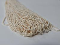 13/0 Hanks Charlotte Cut Beads Ivory 1/5/25/50/100 Hanks 1.6mm Pearl faceted craft supplies, embroidery materials, high quality rare beads