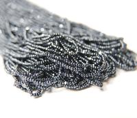 13/0 Hanks Charlotte Cut Beads METALLIC BLUE 1/5/25/50/100 Hanks 1.6mm glass beads, jewelry supply, findings, craft supply, vintage beads