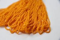 13/0 Hanks Charlotte Cut Beads 53430 Opaque Light Orange 1/5/25/50/100 Hanks glass beads, jewelry supply, findings, NATIVE BEADSsupply