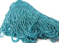 13/0 Hanks Charlotte Cut Beads 50710 Transparent Teal Green 1/5/25/50/100 Hanks 1.6mm glass beads, jewelry supply, findings, craft supply