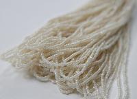 11/0 Hanks Charlotte Cut Beads Ceylon Pearl White 1/5/25/50/100 Hanks 2.0mm Ivory glass beads, jewelry supply, findings, craft supply