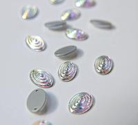 16x11mm Rare Vintage Swarovski Oval Swirl 2 HOLE Sew-On Rhinestones 2/6/12/36 pieces (5 COLORS)