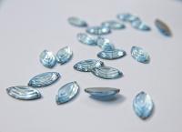 18x9mm Navette Rare Vintage Swarovski Swirl 2 HOLE Sew-On Rhinestones 2/6/12/36 pieces (7 COLORS)