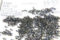 3mm Crystal Heliotrope Swarovski Bicone Cuts 36/72/144/432/720 Pieces Jewelry findings, embroidery materials, jewelry making, rare beads