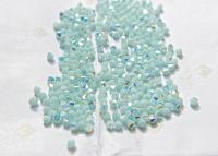 4mm Mint Alabaster Aurore Boreale Swarovski Bicone Cuts 36/72/144/432/720 Pieces embroidery materials, jewelry making