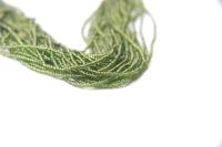 11/0 Czech Seed Bead Peridot Transparent Copper Lined 1/5/25/50/100 Full hanks Preciosa Ornella loose beads, embroidery materials