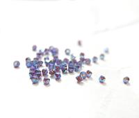 Swarovski (4mm) Burgundy AB 2X FC Bicones Rainbow Beads 36/72/144/432/720 Pieces (515) rainbow beads, jewelry making, couture embellishments