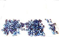 Swarovski (3/4mm) Smoked Topaz AB 2X FC Bicones Rainbow Beads 36/72/144/432/720 Pieces (220) jewelry making findings, embroidery materials