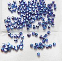 4mm Swarovski Garnet AB 2X FC Bicones Beads Rainbow 36/72/144/432/720 Pieces (241) jewelry making, embroidery couture materials