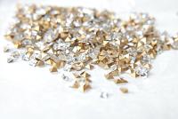 Preciosa 3/4 MM Square Fancy Stone Crystal 12/36/144/720 Pieces gemstones, jewlery making, cubic zirconium, princess cut, vintage findings