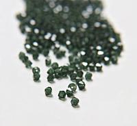 4mm MORION Swarovski Bicone beads 36/72/144/432/720 Pieces jewelry beads, embroidey wedding decorations, rare vintage forest green beads
