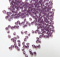 4/5mm Amethyst Swarovski Bicone 36/72/144/432/720 Pieces (204) jewelry making beads, craft supplies, purples beads, rare findings
