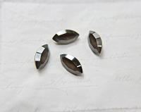 18x9 mm Swarovski #4228 Xilion Navette Crystal Frosted V Satin 2/6/24/72 Pieces gemstones opal, jewlery making, color zirconium