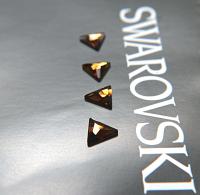 Swarovski 2720 Cosmic Delta 12.5mm Smoked Topaz Non Hotfix 6/24/72/144 pieces home decorations / crystal embellishment Nail art decoration