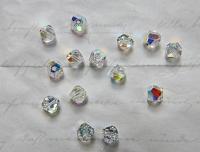 Swarovski 5603 6mm Graphic Cube Crystal Aurore Boreale 12/36/72/144/288 Pieces PREMIUM MATERIALS, vintage findings, wedding jewlery making