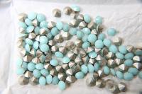 Swarovski 34ss Chaton Round Mint Alabaster (397) 6/12/24/100/300 Pieces
